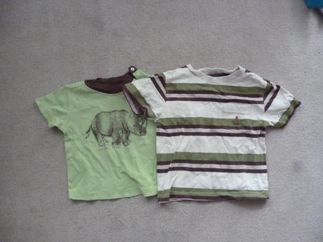 Bavlněná trička, vel. 68-74, 68