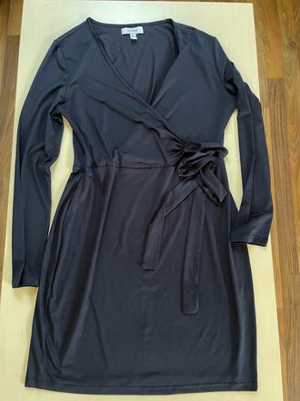 Převin šaty s vázačkou, vel 42/l, cca l/xl, blue v, xl