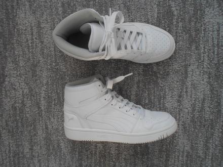 Bílé kotníčkové boty tenisky botasky puma, puma,39