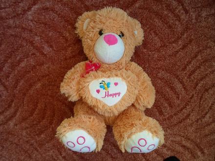 Hnědý plyšový medvěd velký, 