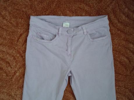 Fialové lila kalhoty rifle džíny skinny slimk next, next,38