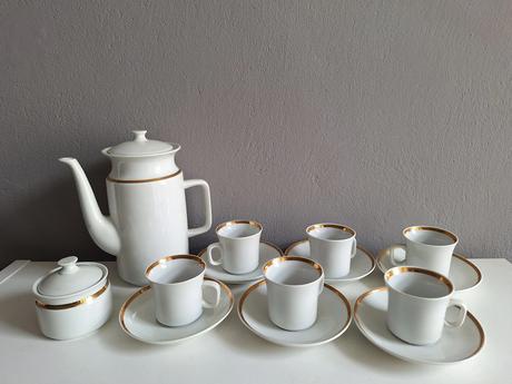 Porcelánová sada na kávu, 