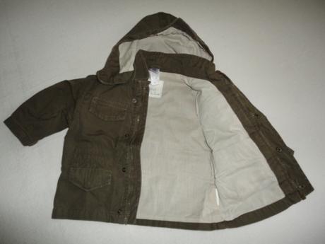 Přechodová, čokoládová bundička z c+a, vel. 68/74, c&a,68