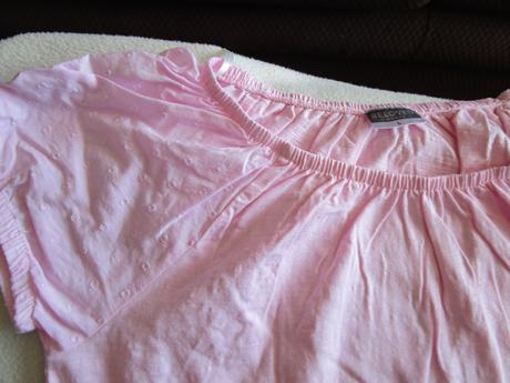 Pěkná růžová bavl. halenka - tričko, vel. l, l