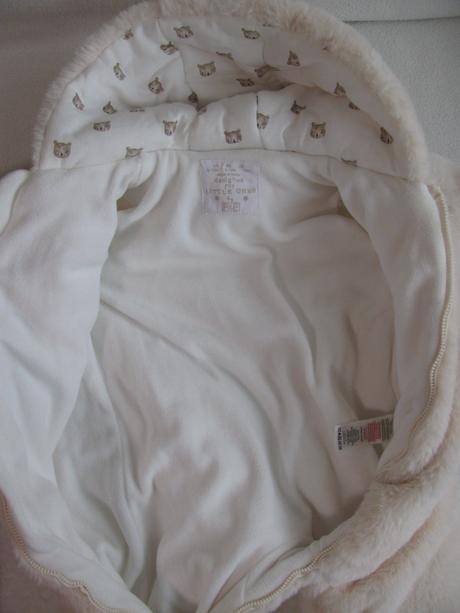 Teplá kojenecká zimní kombinéza s kapucí/unisex, f&f,80
