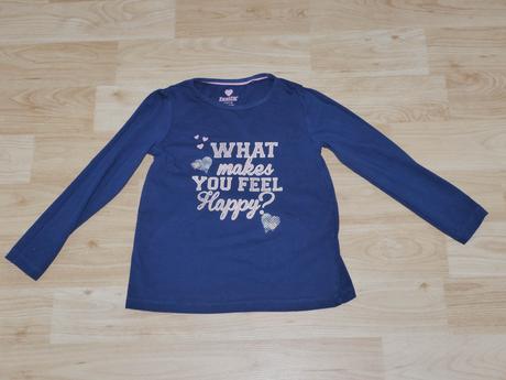 Modre tricko s napisem, lupilu,110