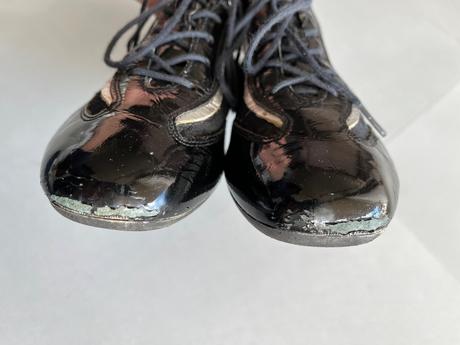 Černé lesklé elegant tenisky nero giardini vel 36, 36