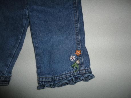 Vypodložené rifličky z c+a baby club, vel. 74, c&a,74