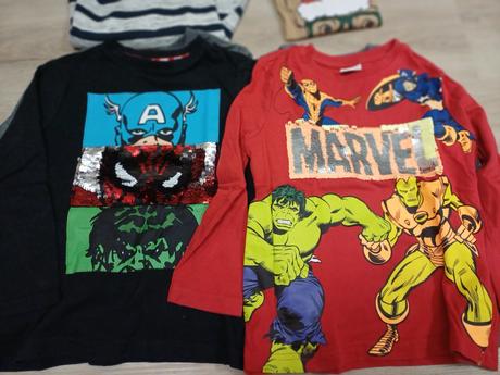 6x tričko, marvel,110