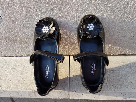 I48 dívčí lakované balerínky vel. 26, cupcake,26