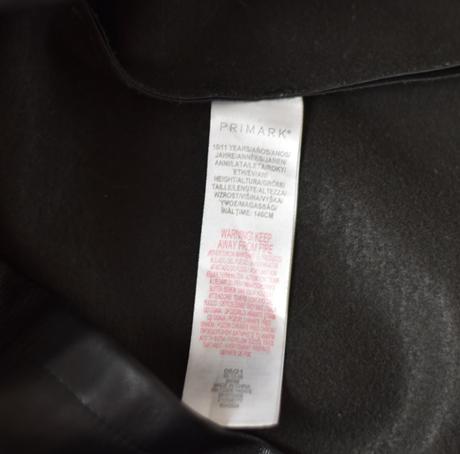 Koženkové šaty vel. 10 - 11 let, primark,146