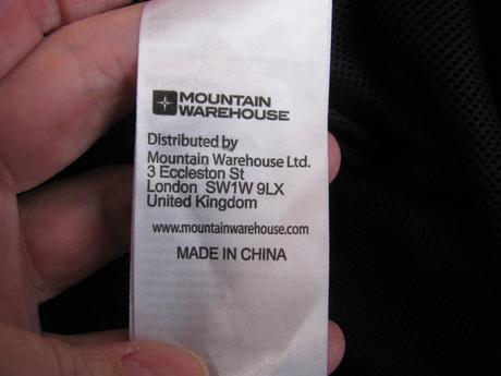 Černé volnočasové šusťákové podšité kalhoty, mountain warehouse,38