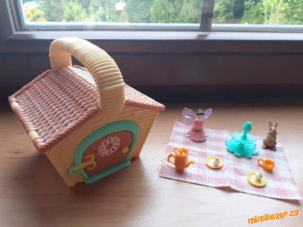 Domek, domeček pro vílu elfku, z bambule,