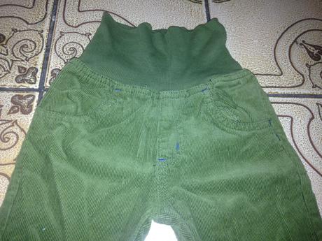 Klučičí kalhoty s vysokou gumou vel. 74 - 80, lupilu,74