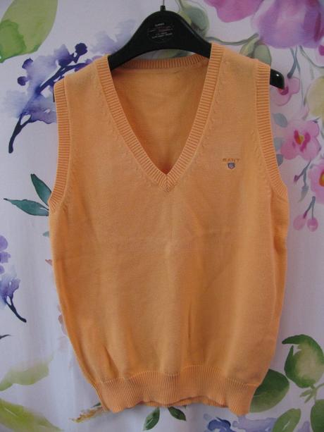 Dívčí oranžová vesta gant, gant,152