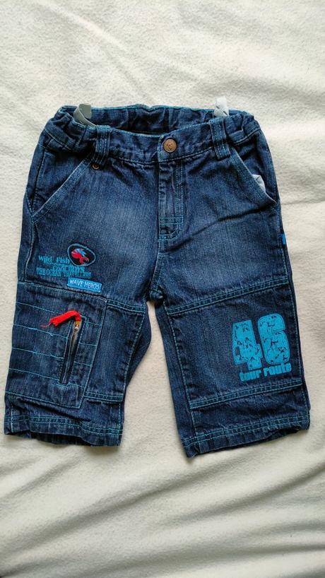 Džínové kraťasy vel 98, 98
