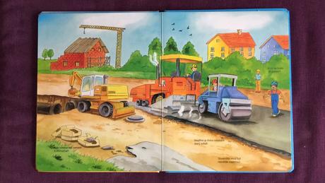 Magnetická knížka zábavné magnety na stavbě, 