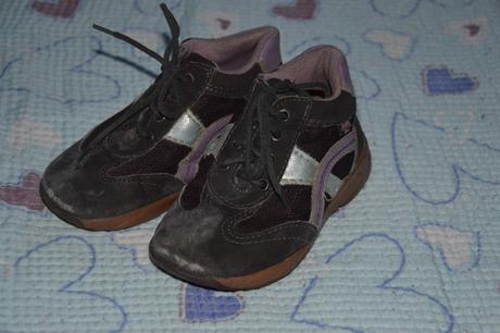 Fialové letní boty na donošení, na hřiště, bobbi shoes,22