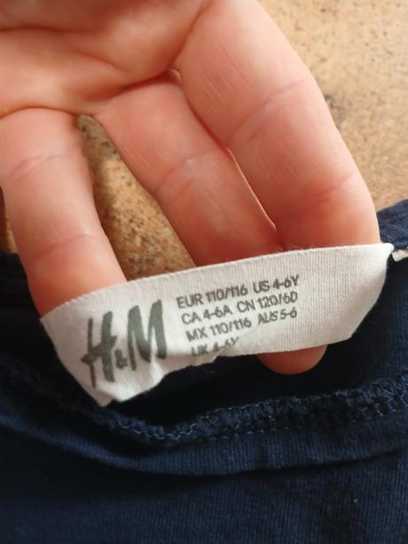 Tričko h&m, frozen, vel. 110/116, h&m,110