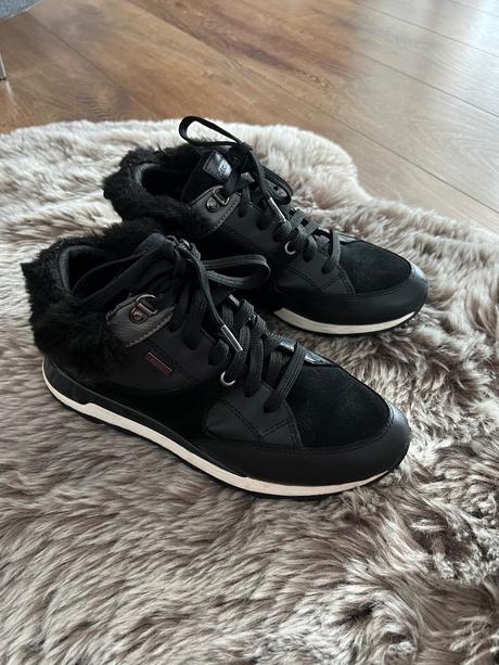 Kožené zimní boty, geox,37