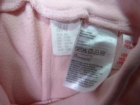 Flísové kalhoty vel.56, h&m,56