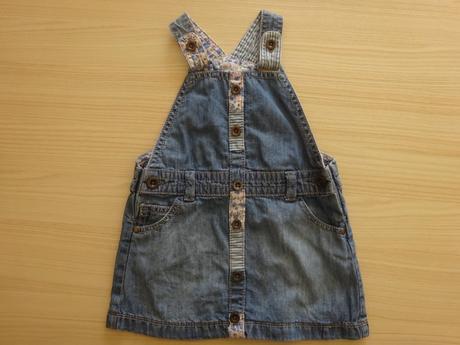 Riflové šatičky s laclem, vel. 80, f&f,80