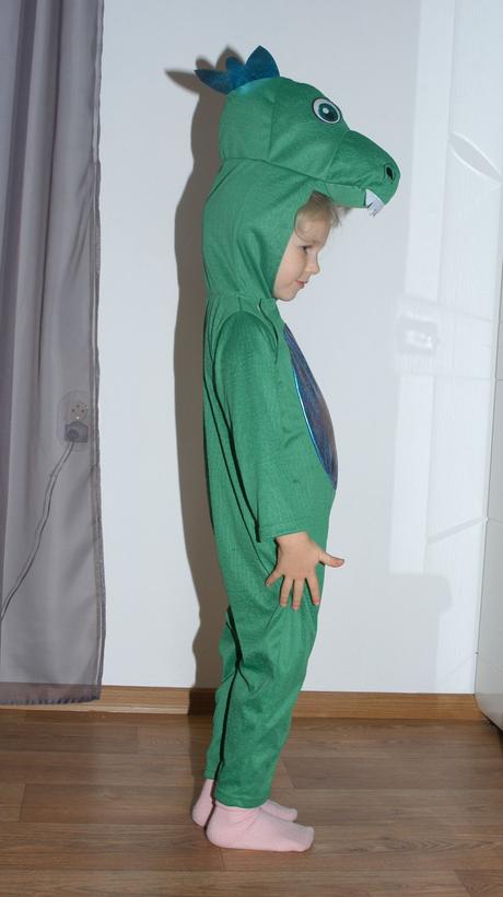 Karnevalový dětský kostým drak-chybí ocásek, 