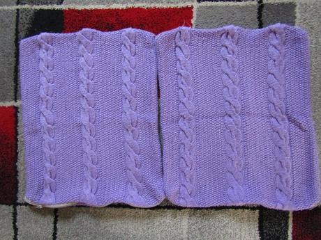 Ručně pletené povlaky na polštářky, 