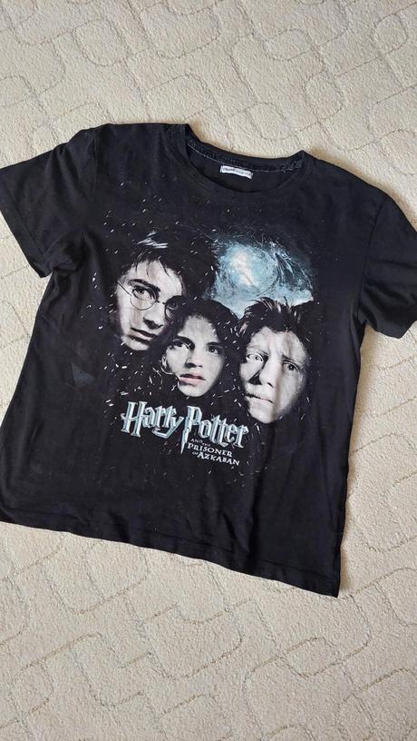 Černé tričko harry potter zn. cropp, m