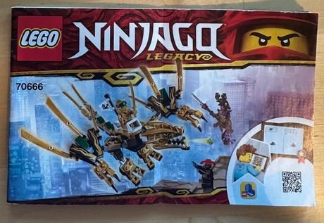 Lego ninjago 70666 zlatý drak,