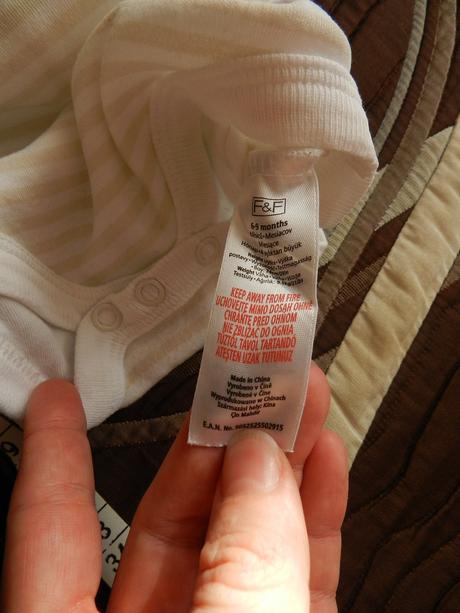 Body krátký rukáv proužky, f&f,74