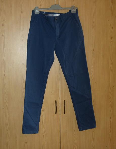 Pánské navy slim fit kalhoty zara, zara,42