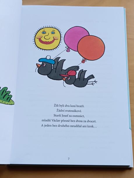 Dětská kniha - večerníček kosí bratři,