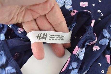 Šaty vel. 134/140, h&m,134