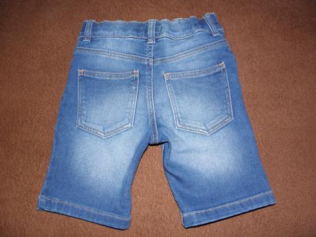Riflové / džínové kraťasy zn. f&f vel.104, f&f,104