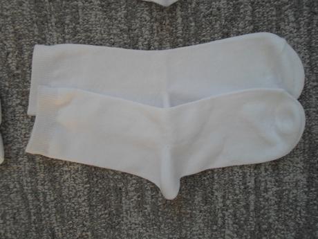 Dívčí bílé ponožky 4 páry, 35
