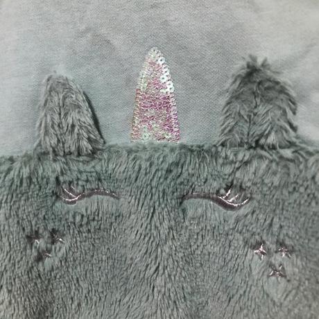 Zelenkavá mikina s jednorožcem, 98