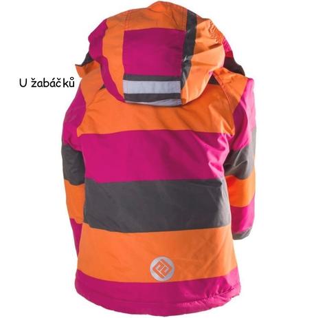 Lyžařská bunda pidilidi dívčí pruhovaná vel. 140, pidilidi,140