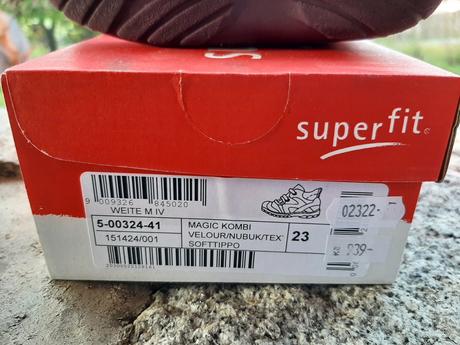 Kotníkové dětské boty, superfit,23