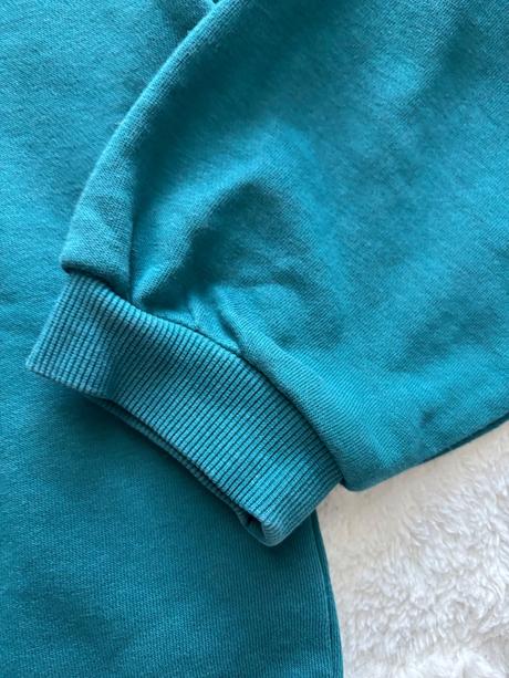 Mikina crop top zeleno-modré barvy - v.158/164, h&m,158