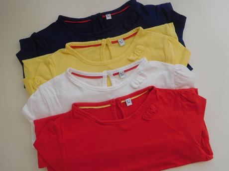 6x tričko dlouhý rukáv vel. 116/122 pro dvojčata, 122
