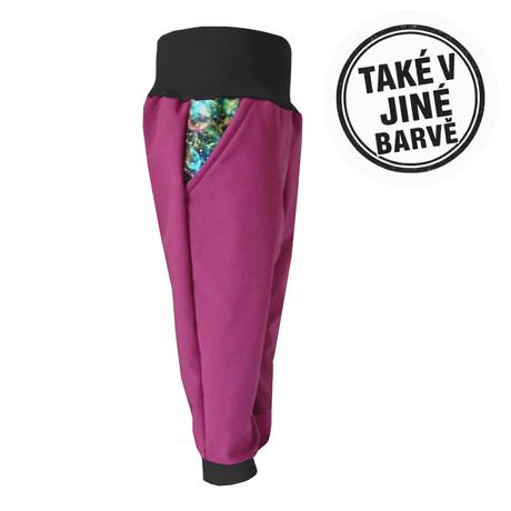 Softshellové kalhoty s fleecem, 80 - 152