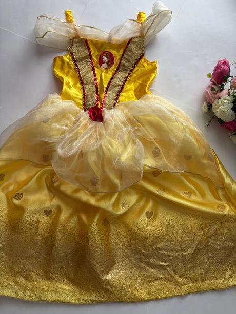 An26/ kostým kráska bell - v.5/6 let zn. disney, 