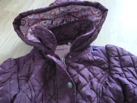 Prošívaná bunda tu 3-4 puntíkatá, tu,104