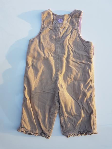 B171	dívčí manšestrové laclové kalhoty, 68