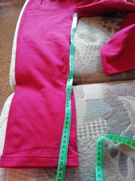 Hezké bavlněné tepláky 116-122-nové, 122