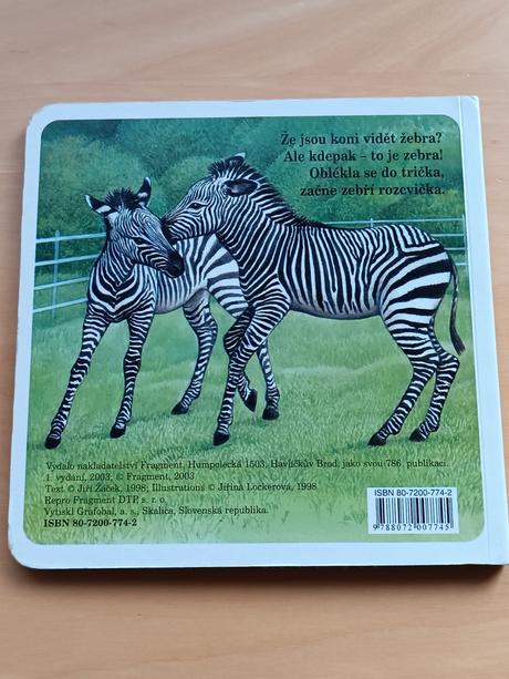 Leporelo pro děti zvířátka v zoo - jiří žáček, 