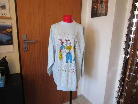 Pěkná bavl. noční košile, dl. rukáv, vel. m-l, m