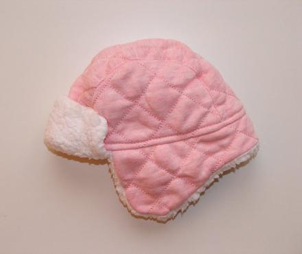 C735 zimní růžová čepička vel. 62, george,62