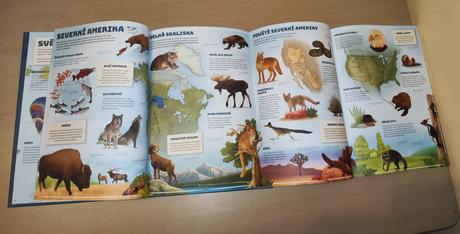 Kniha světový atlas zvířat,